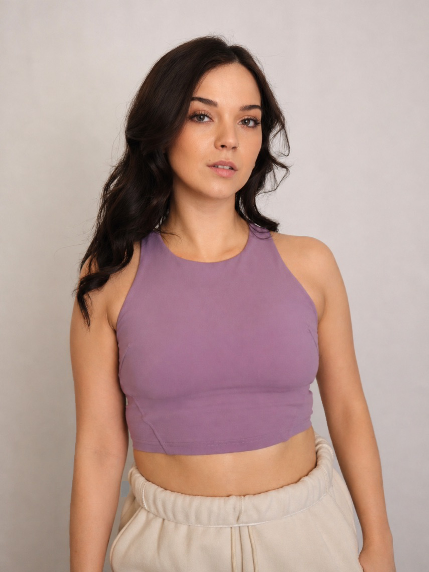 Priscilla Sports Bra - Mauve