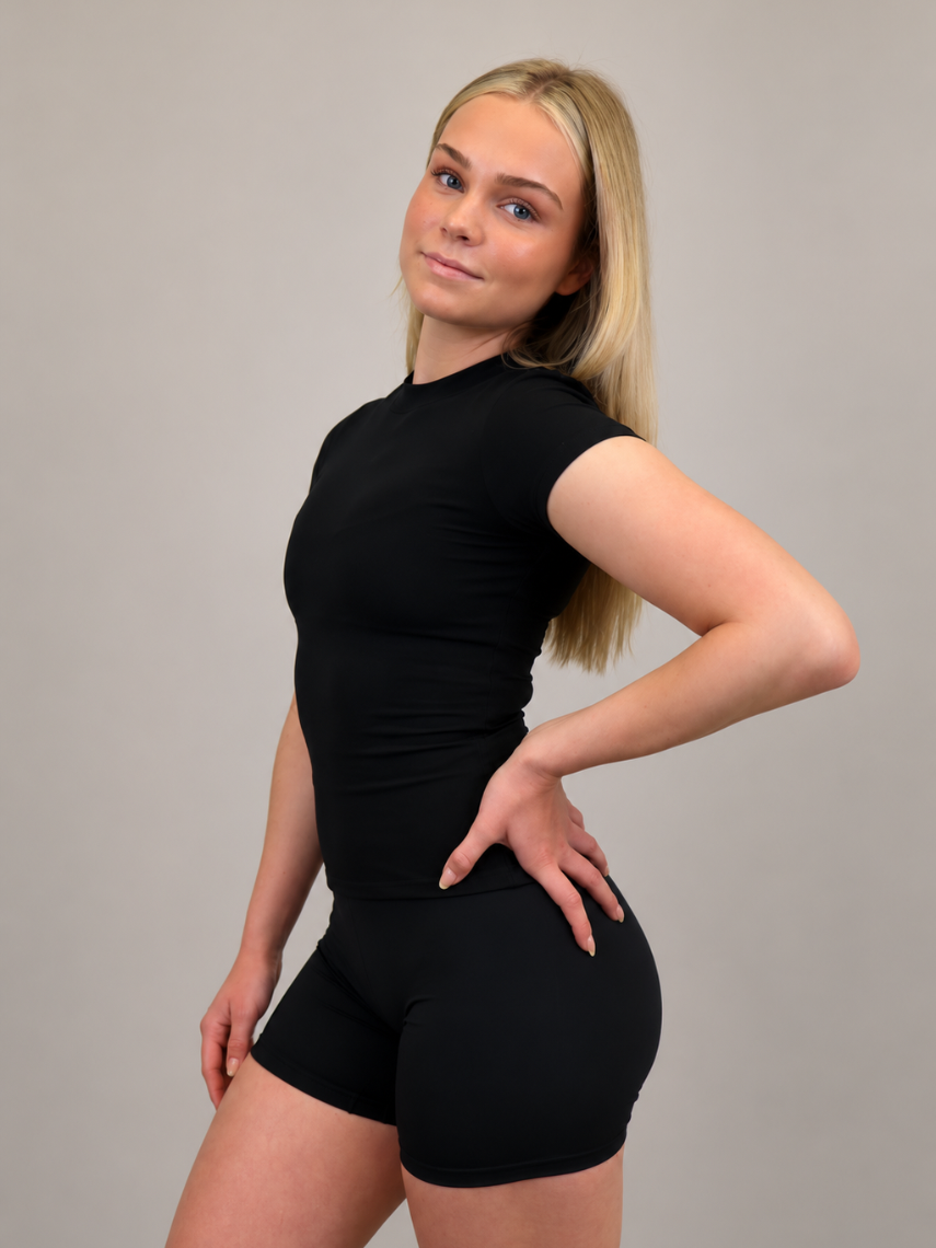 Lily Baby Tee - Black