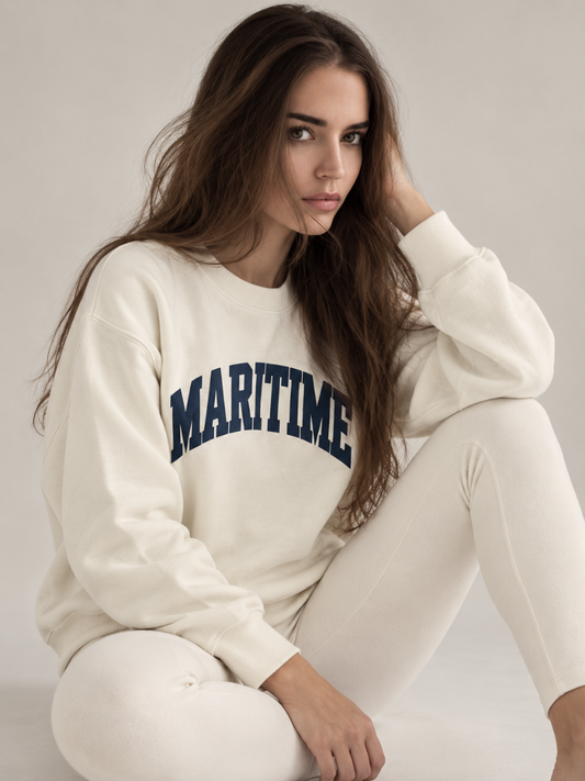 Maritime Crewneck - Cream