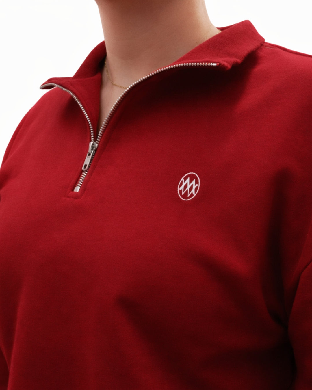 Tessa Pullover- Holiday Red