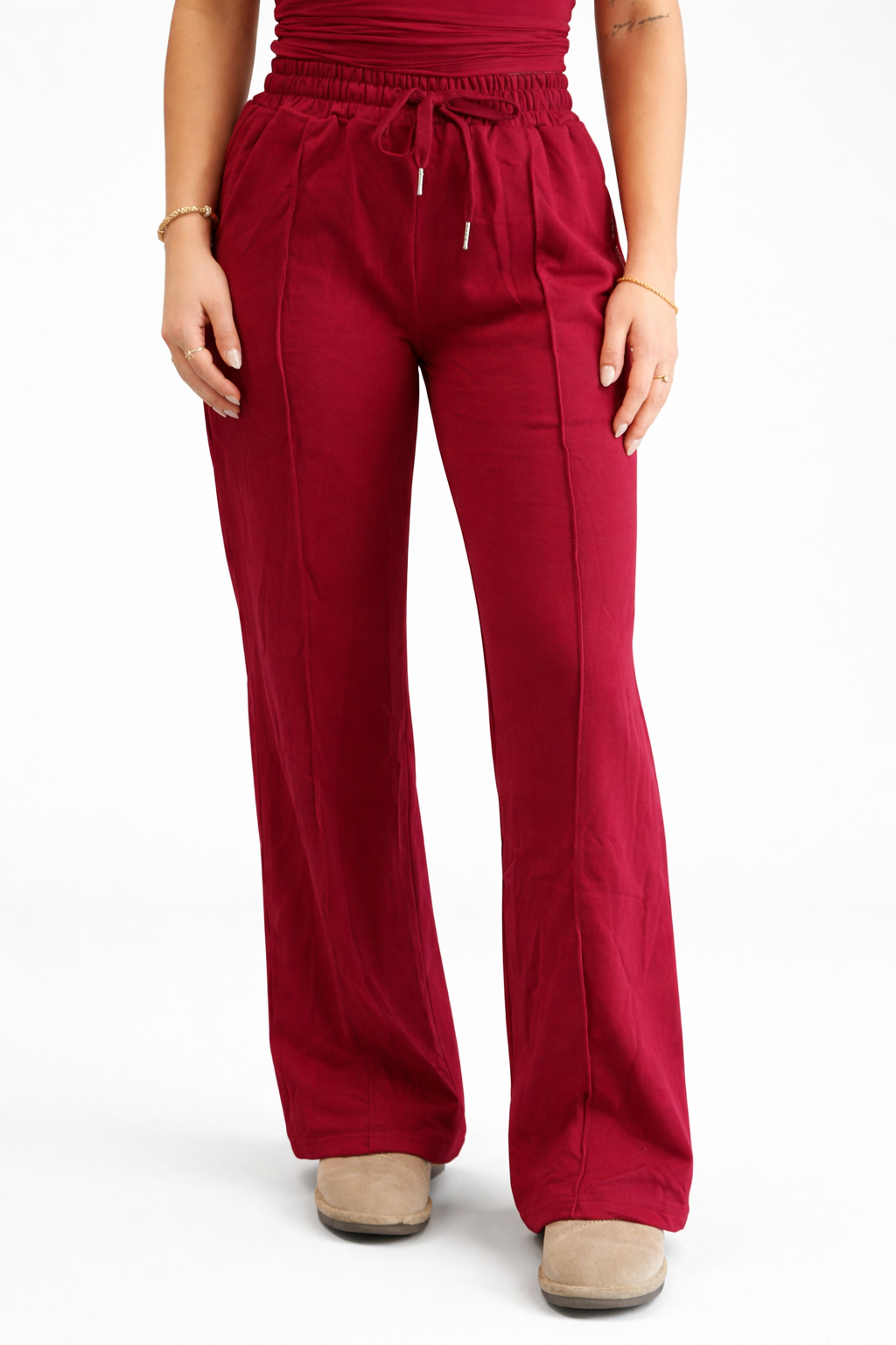 Josie Lounge Pants - Winter Red