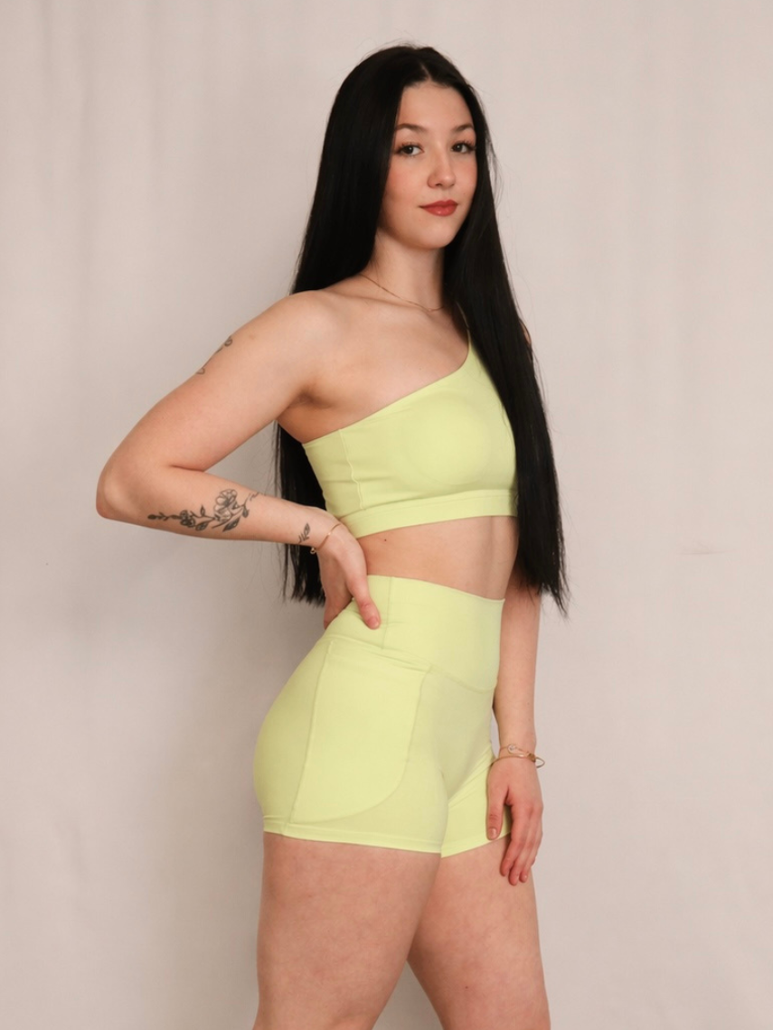 Gia Mini Shorts - Lime