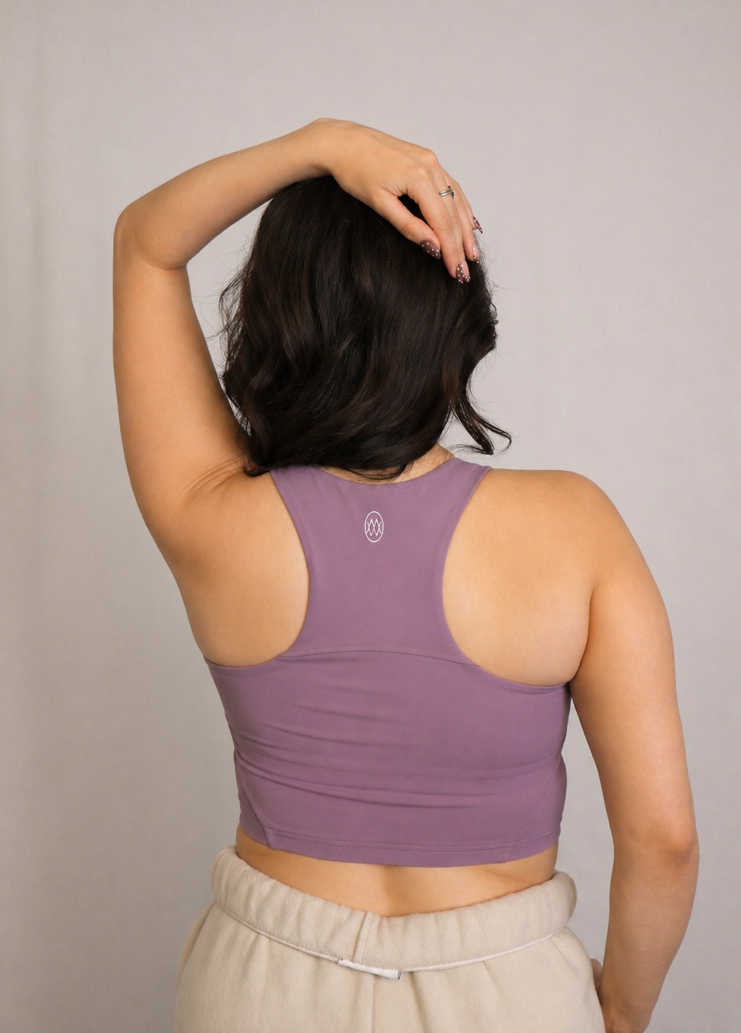 Priscilla Sports Bra - Mauve