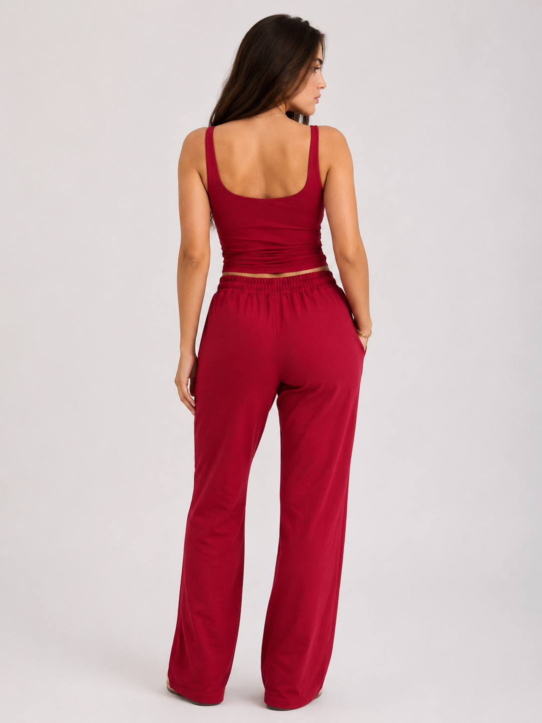 Josie Lounge Pants - Red Rose