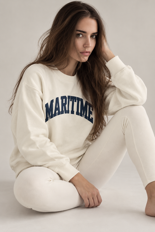 Maritime Crewneck - Cream