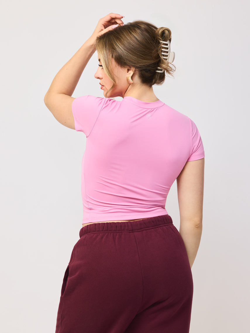 Zoe Baby Tee - MW Pink